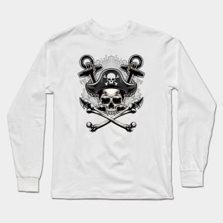 Skull Pirates Long Sleeve T-Shirt